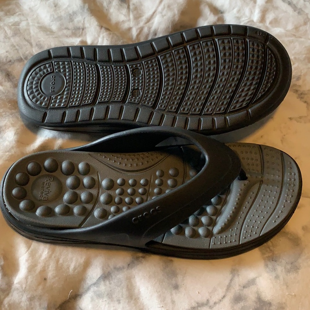 Crocs sandals, black